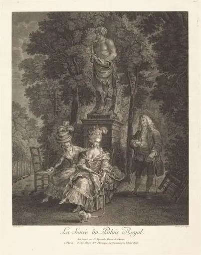 La soiree du Palais Royal, by Jean Gabriel Caquet
