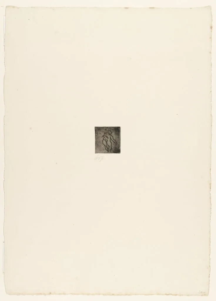 Untitled, by Jean (Hans) Arp, ink, 1914