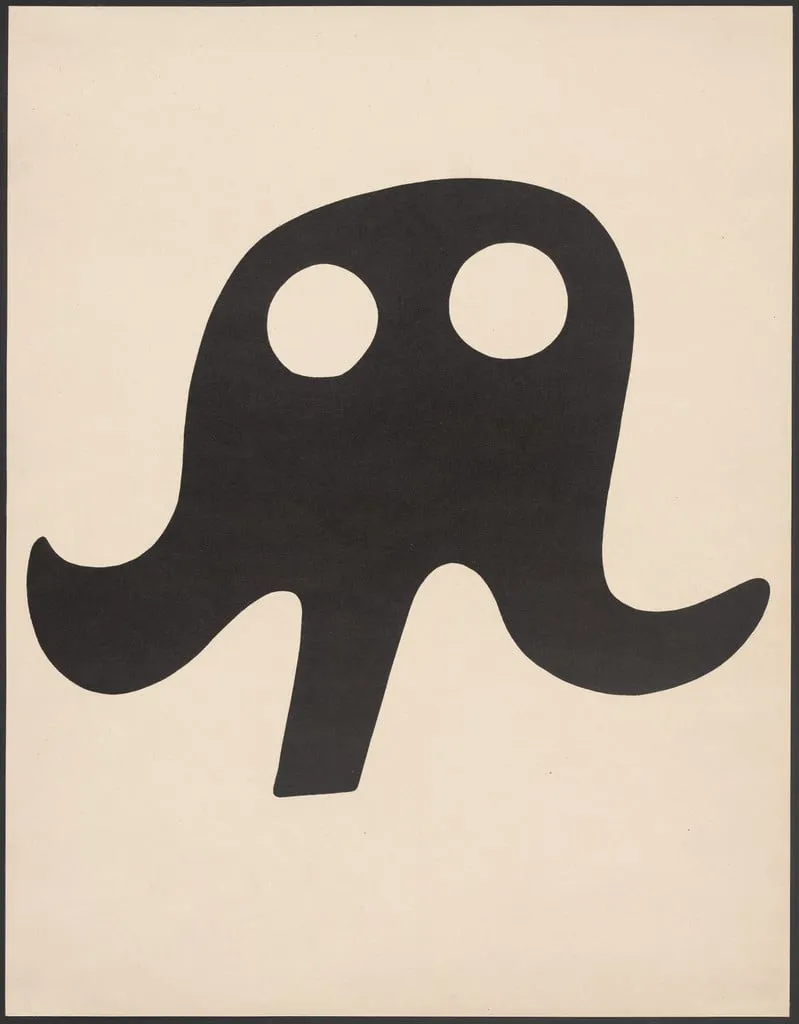 Untitled, by Jean (Hans) Arp, ink, 1923