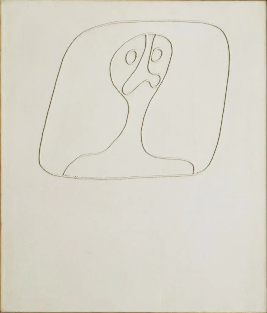 Untitled, by Jean (Hans) Arp, oil, 1930