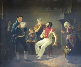 Scenă de gen, by Jean Henri de Coene, 1850