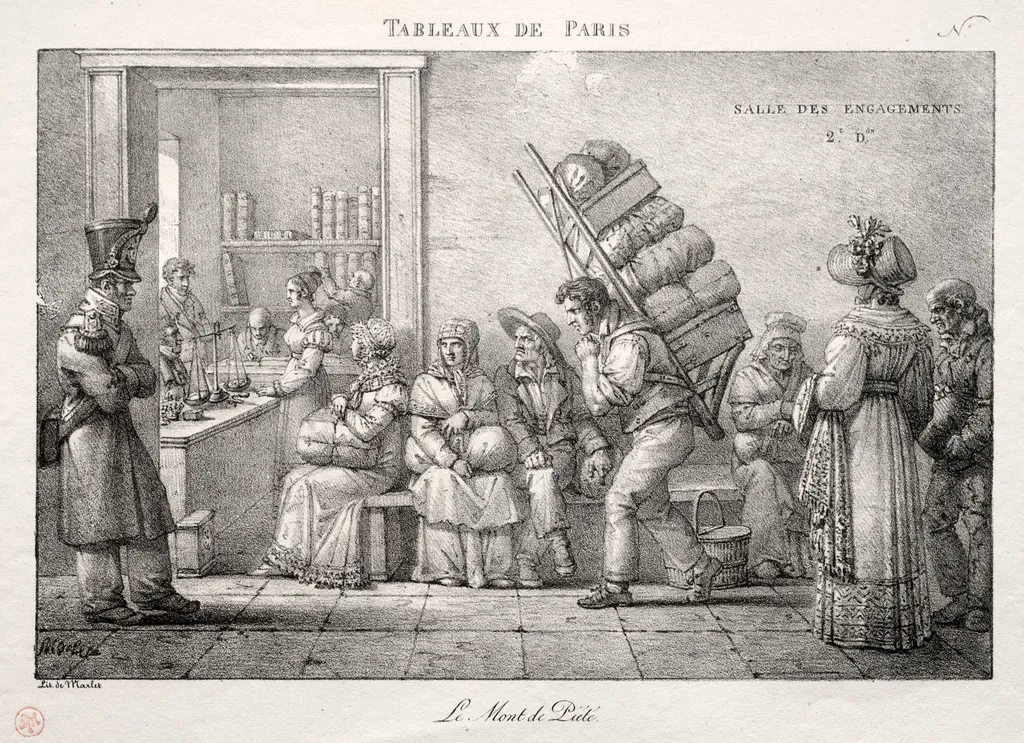 The Pawnshop, by Jean Henri Marlet, 1824