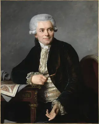 Jean Henri Riesener, by Antoine Vestier