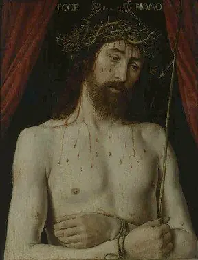 Christ with Crown of Thorns (Ecce Homo), by Jean Hey