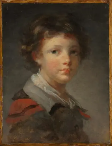 A Boy in a Red-lined Cloak, by Jean Honoré Fragonard