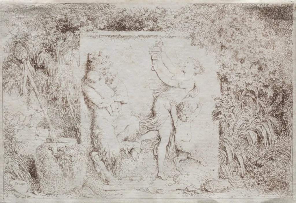 Bacchanal, by Jean Honoré Fragonard, 1763