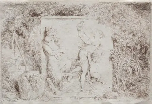 Bacchanal, by Jean Honoré Fragonard