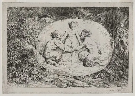 Bacchanales, by Jean Honoré Fragonard