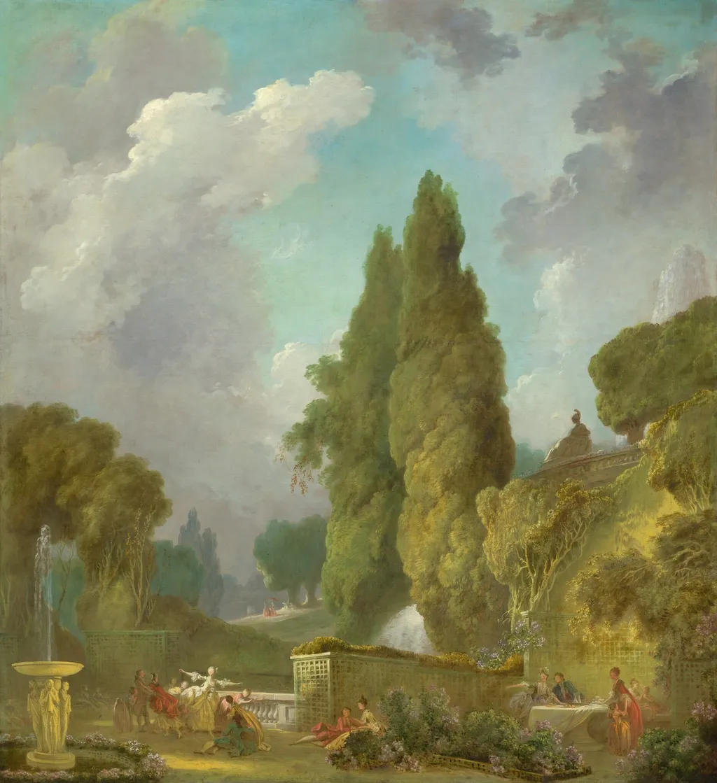 Blindman's Buff, by Jean Honoré Fragonard, oil, 1778