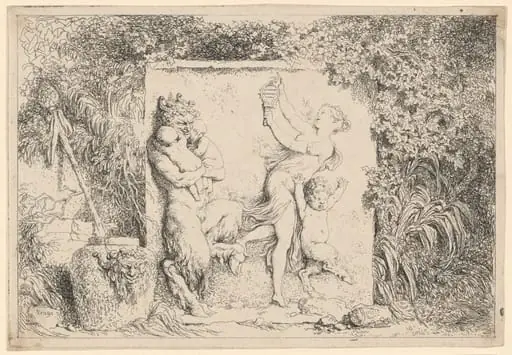 Dance of the Satyrs, by Jean Honoré Fragonard