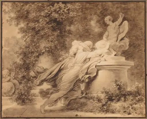 Invocation to Love, by Jean Honoré Fragonard