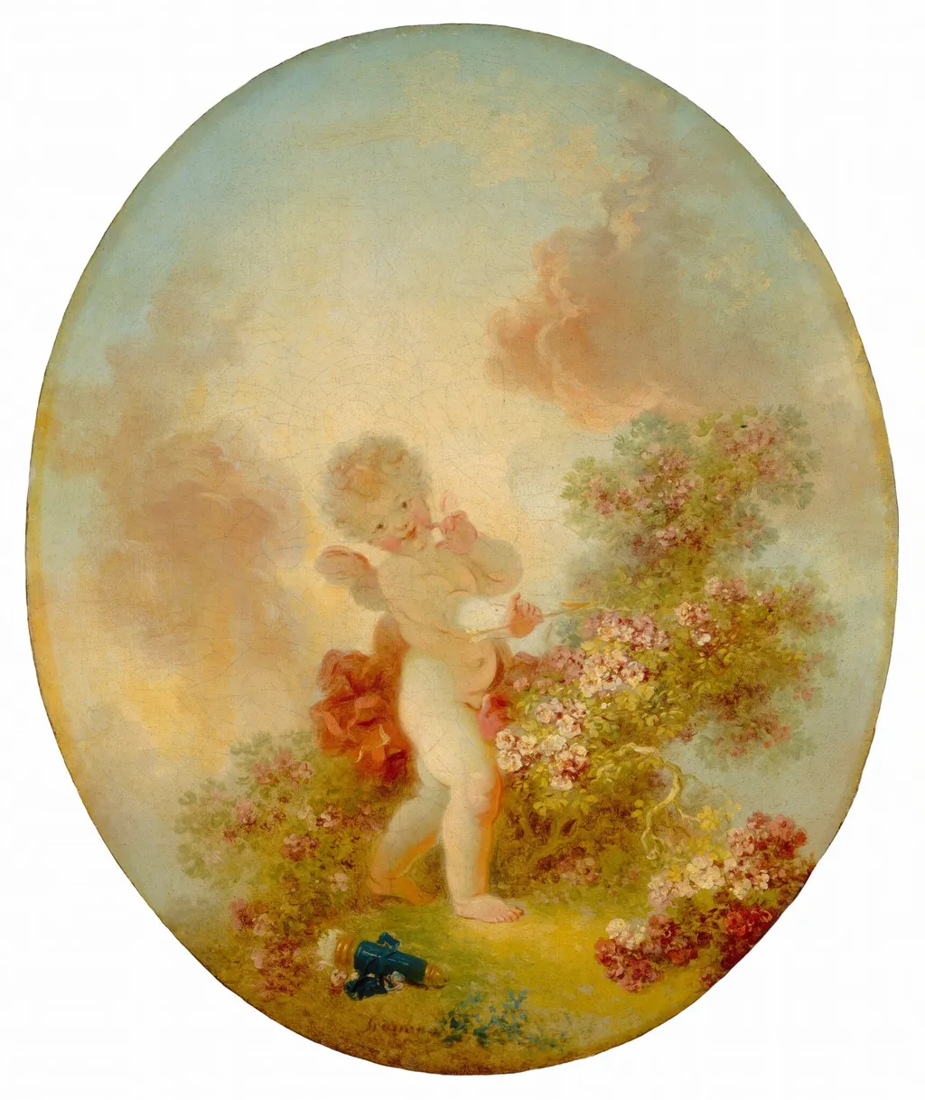 Love the Sentinel, by Jean Honoré Fragonard, oil, 1774