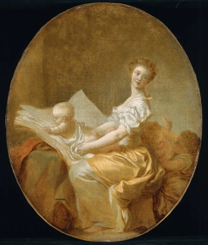 Mother and Child, by Jean Honoré Fragonard