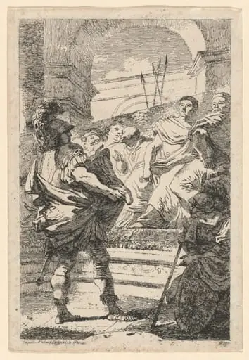 Mucius Scaevola, by Jean Honoré Fragonard