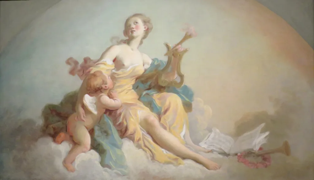 Music, by Jean Honoré Fragonard, oil, 1760