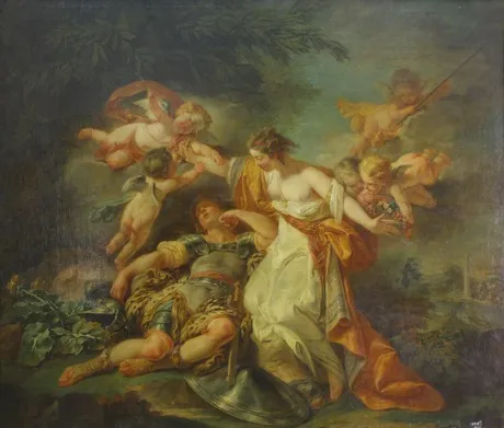 Rinaldo and Armida, by Jean Honoré Fragonard, oil, 1779