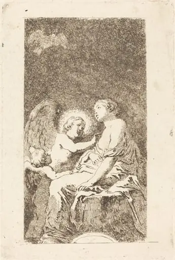 Saint Catherine of Alexandria (Saint Catherine d'Alexandrie), by Jean Honoré Fragonard