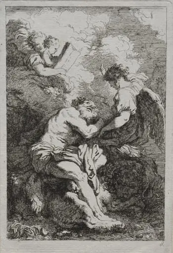 Saint Jerome, by Jean Honoré Fragonard