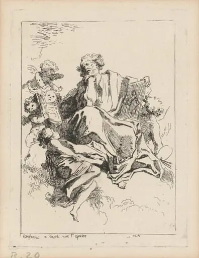 Saint Luke, by Jean Honoré Fragonard