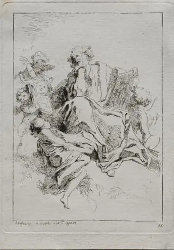 Saint Luke, by Jean Honoré Fragonard