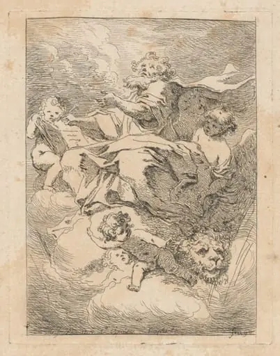 Saint Mark, by Jean Honoré Fragonard