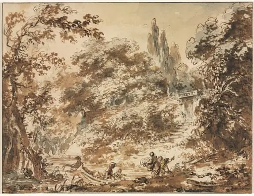 Scene in a Park, by Jean Honoré Fragonard