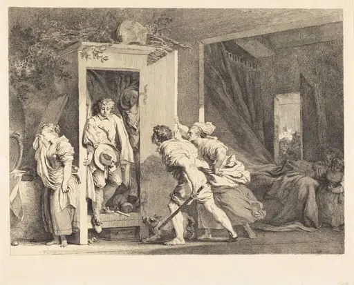 The Armoire, by Jean Honoré Fragonard