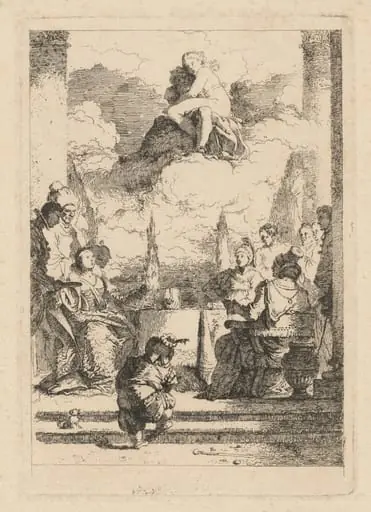 The Banquet of Antony and Cleopatra, by Jean Honoré Fragonard