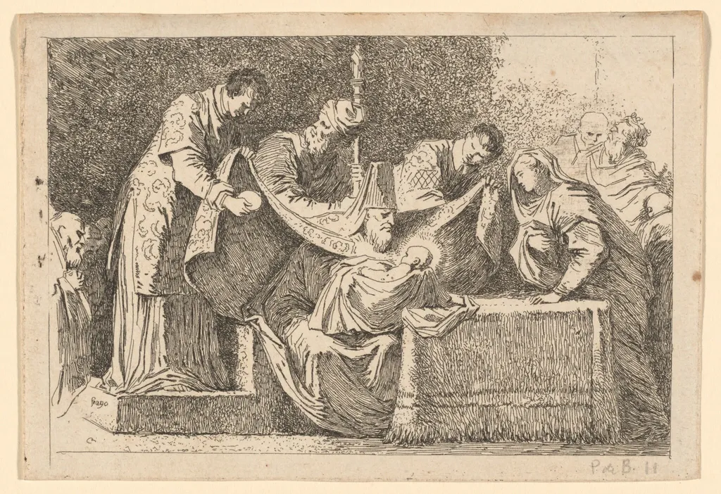 The Circumcision, by Jean Honoré Fragonard, ink, 1764