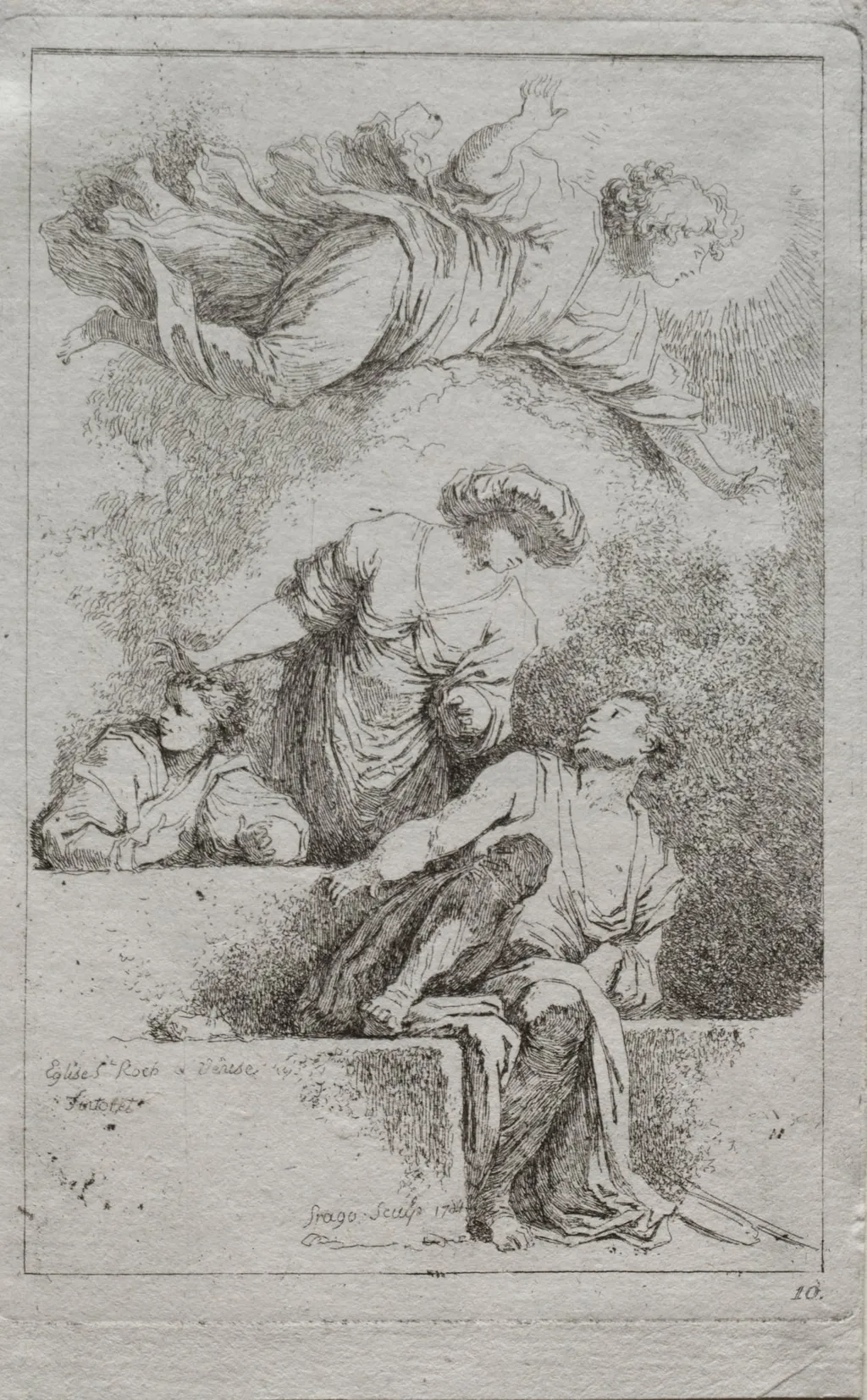 The Disciples at the Tomb, by Jean Honoré Fragonard, 1764