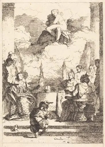 The Feast of Anthony and Cleopatra  (Le festin d'Antoine et de Cleopatre), by Jean Honoré Fragonard