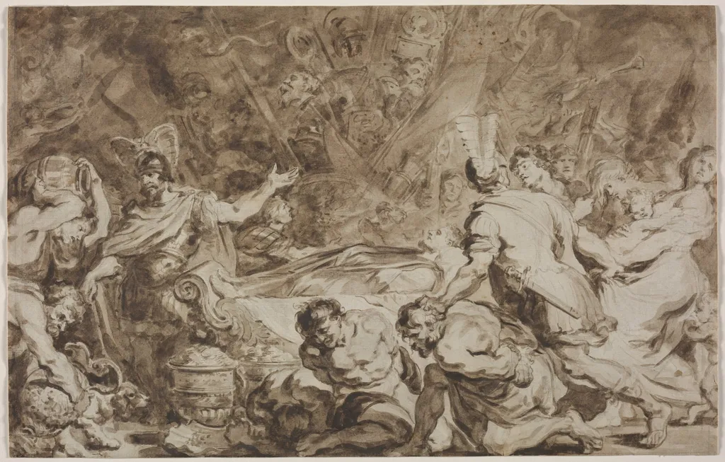 The Funeral of Decius Mus, by Jean Honoré Fragonard, 1774