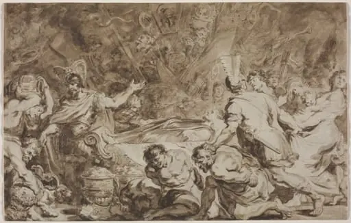 The Funeral of Decius Mus, by Jean Honoré Fragonard