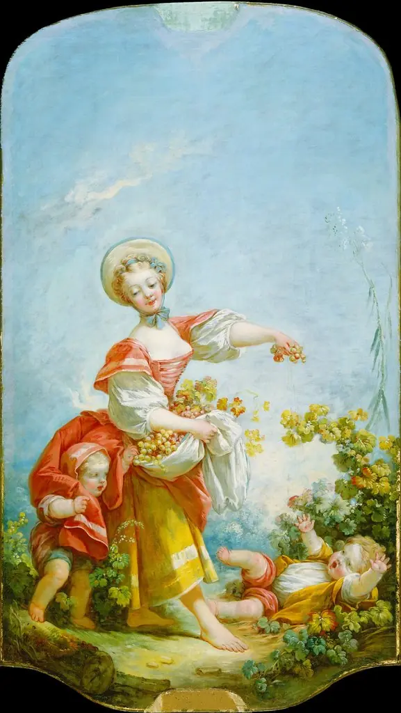 The Grape Gatherer, by Jean Honoré Fragonard