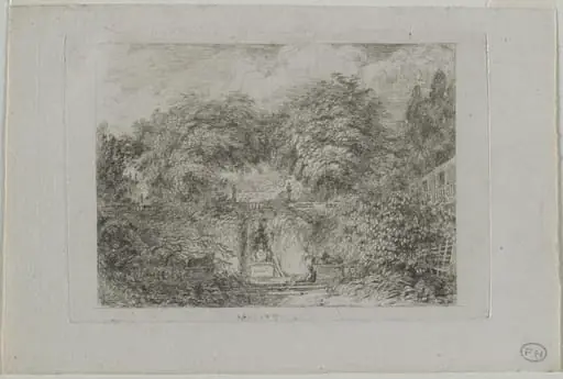 The Little Park, by Jean Honoré Fragonard