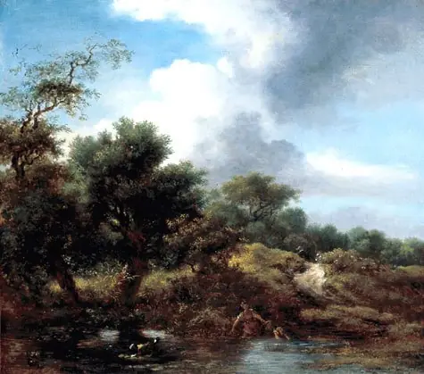 The Pond, by Jean Honoré Fragonard
