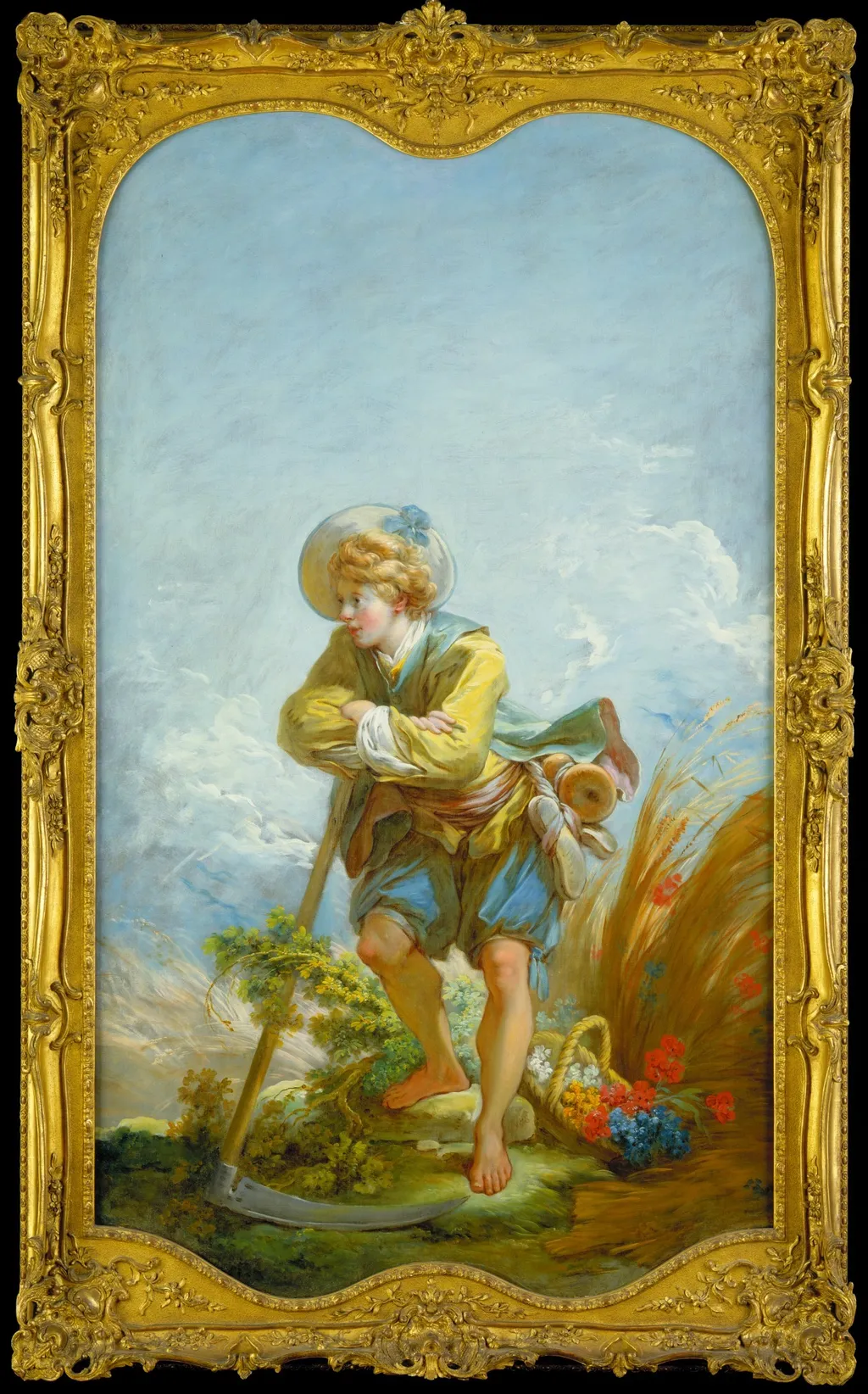 The Reaper, by Jean Honoré Fragonard, oil, 1754
