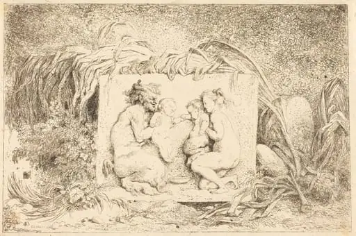 The Satyr's Family (La famille du satyre), by Jean Honoré Fragonard
