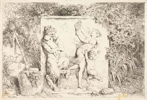 The Satyrs' Dance (Danse de satyres), by Jean Honoré Fragonard