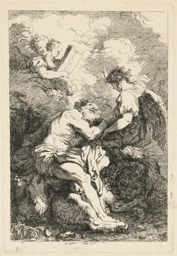 The Vision of Saint Jerome, by Jean Honoré Fragonard