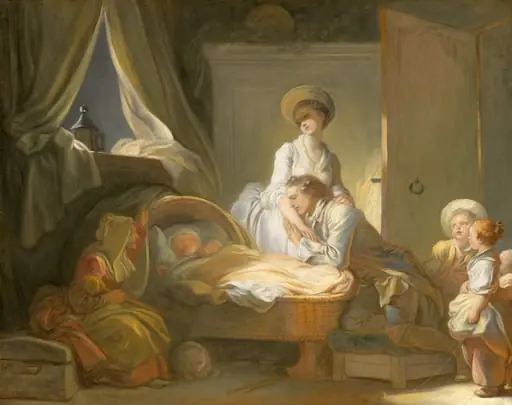 The Visit to the Nursery, by Jean Honoré Fragonard