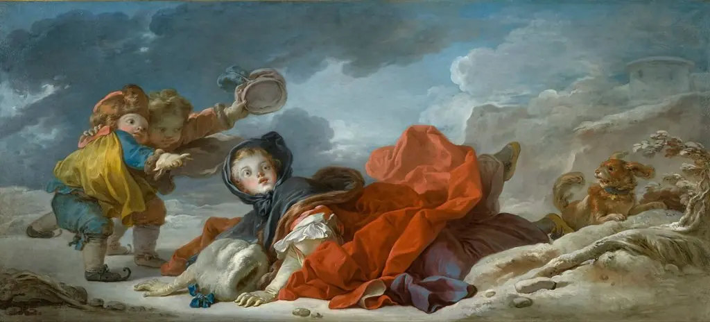 Winter, by Jean Honoré Fragonard