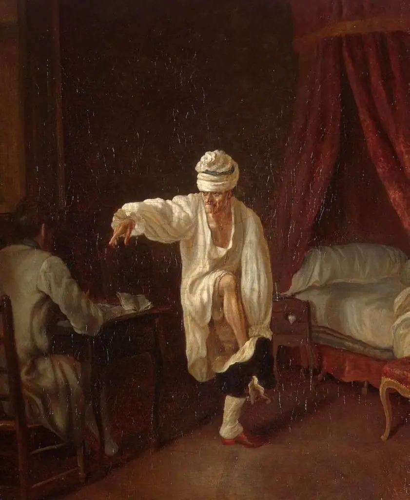 Voltaire's Morning, by Jean Huber