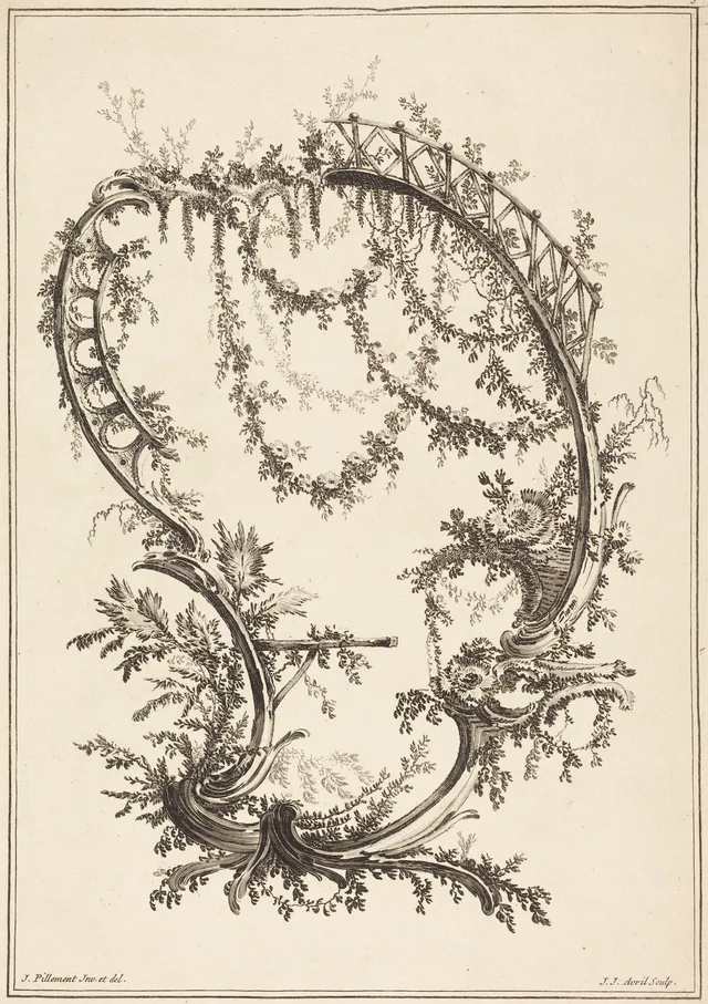 Ornament with a Strut and a Railing — Jean-Jacques Avril I