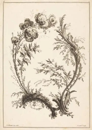Ornament with Flowers, by Jean-Jacques Avril I