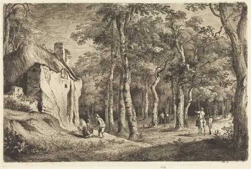 Entree de Foret, by Jean-Jacques de Boissieu