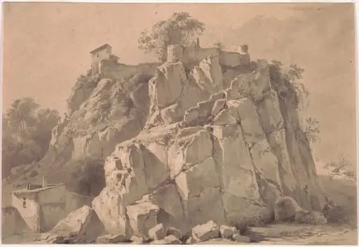 The Rock of Beauregard, Lyon, by Jean-Jacques de Boissieu