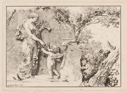 Composition with Figural Relief, by Jean-Jacques-François Le Barbier I