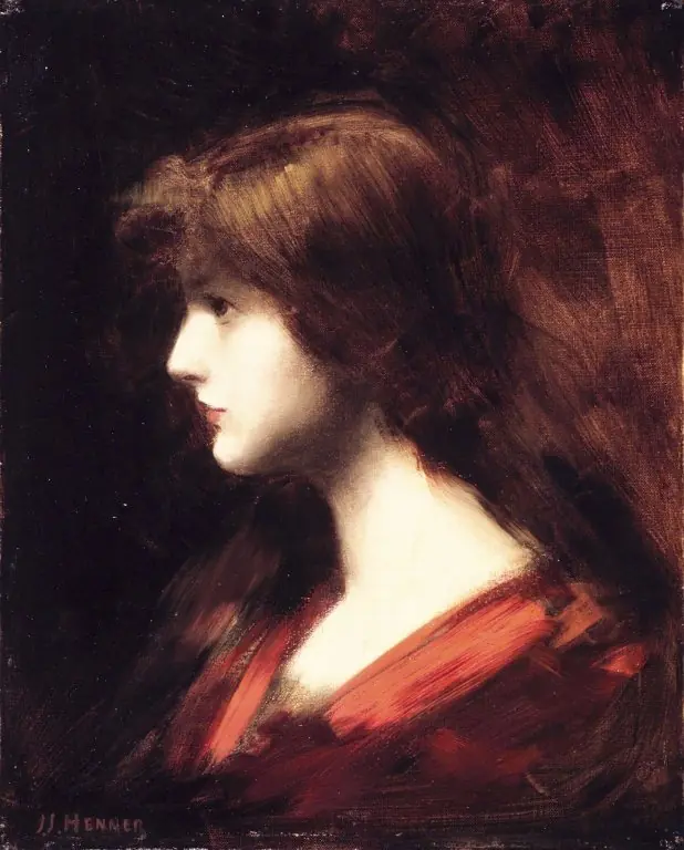 Head of a Girl, by Jean-Jacques Henner