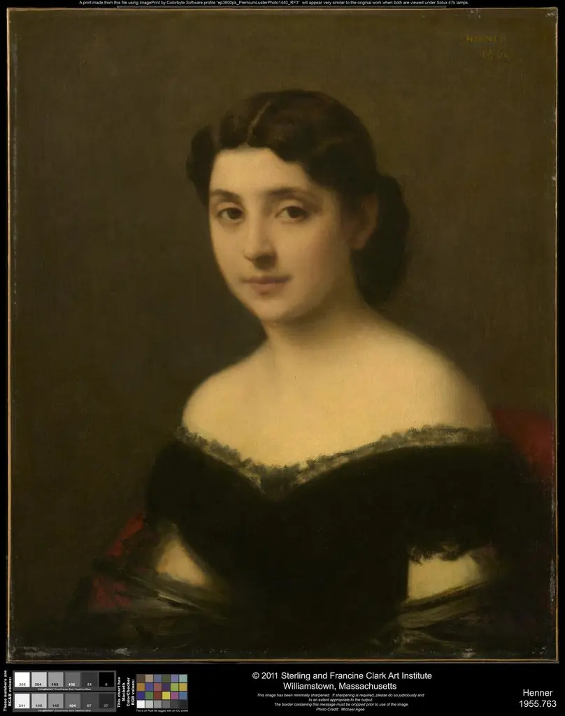 Portrait of a Woman, by Jean-Jacques Henner